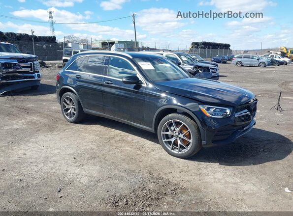 W1N0G8EB3MF922892 2021 MERCEDES-BENZ GLC 300 Черный Передняя правая четверть