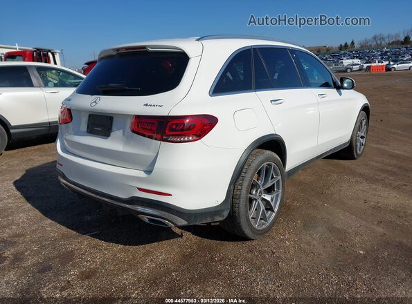 W1N0G8EB8LF864809 2020 MERCEDES-BENZ GLC 300 Белый Задняя правая четверть