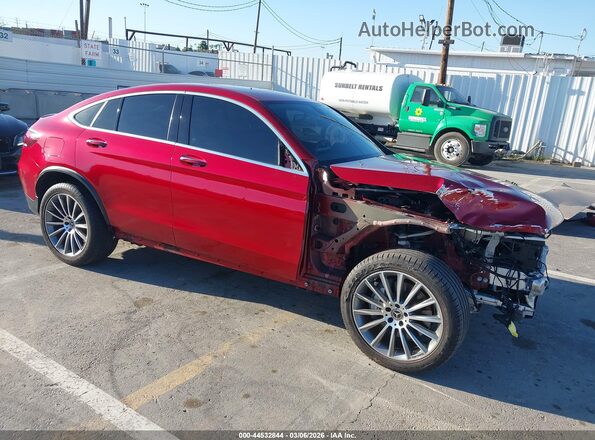 W1N0J8EB6LF823080 2020 MERCEDES-BENZ GLC 300 COUPE Красный Передняя правая четверть