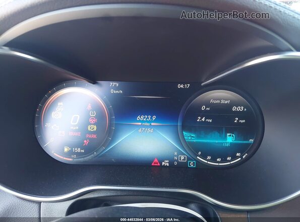 W1N0J8EB6LF823080 2020 MERCEDES-BENZ GLC 300 COUPE Красный Вид задних сидений