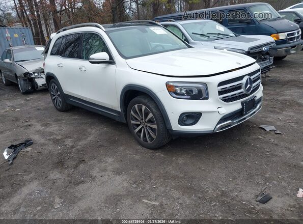 W1N4M4HB0MW152908 2021 MERCEDES-BENZ GLB-CLASS Белый Передняя правая четверть