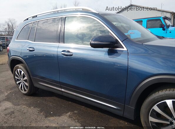 W1N4M4HB3NW258514 2022 MERCEDES-BENZ GLB-CLASS Синий Вид задней части салона