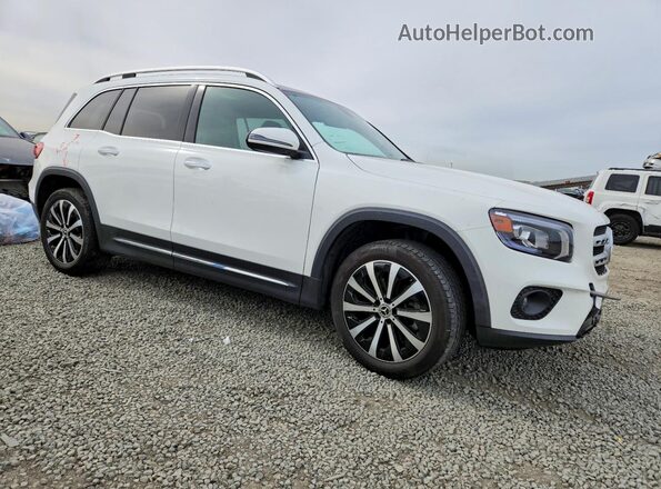 W1N4M4HB8PW280270 2023 MERCEDES-BENZ GLB-CLASS Белый Передняя правая четверть