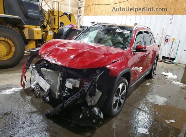 W1N4M4HB8SW435697 2025 MERCEDES-BENZ GLB-CLASS Red Vista tres cuartos delantera izquierda