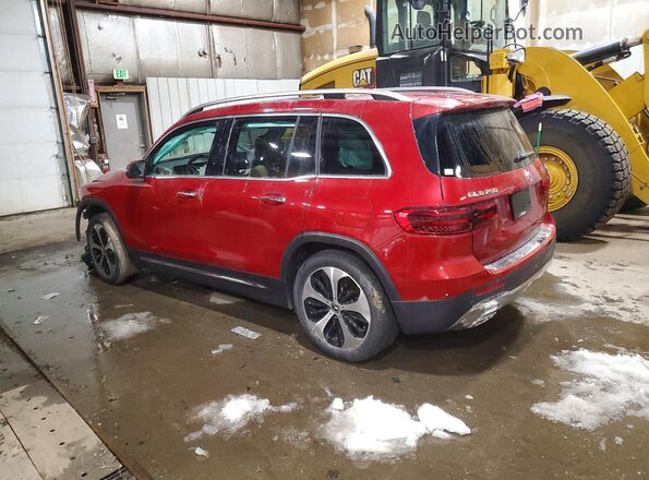 W1N4M4HB8SW435697 2025 MERCEDES-BENZ GLB-CLASS Red Trasero izquierdo