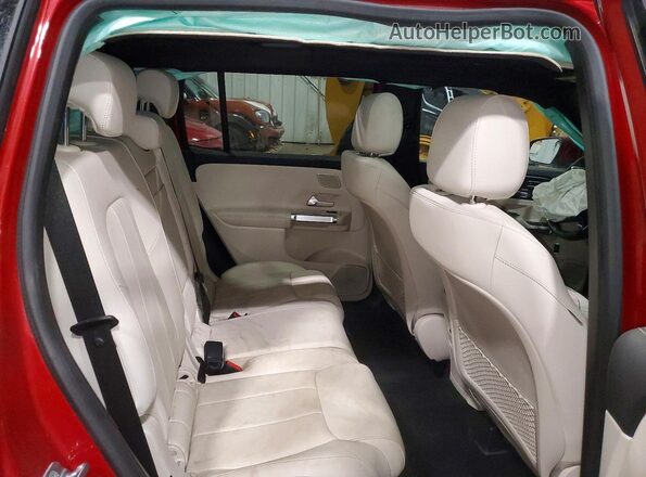 W1N4M4HB8SW435697 2025 MERCEDES-BENZ GLB-CLASS Red Vista interior trasera