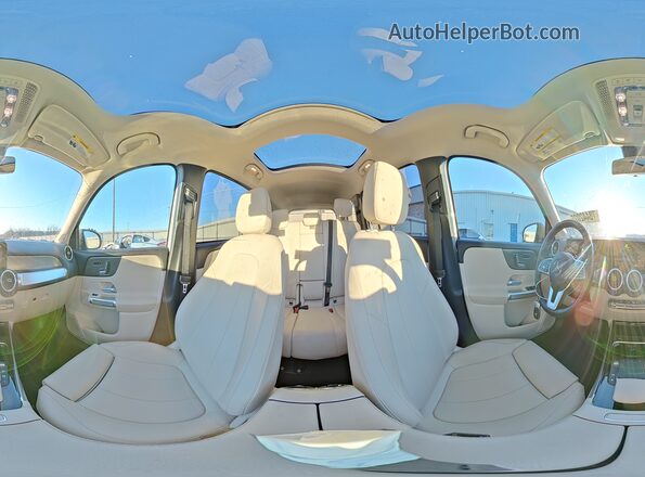 W1N4M4HBXPW279377 2023 MERCEDES-BENZ GLB-CLASS Серый Панорамный вид салона 360°