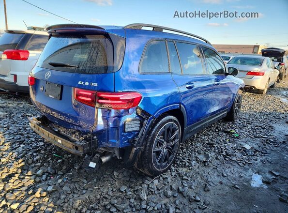 W1N4M5BB8RW346981 2024 MERCEDES-BENZ GLB-CLASS Синий Задняя правая четверть