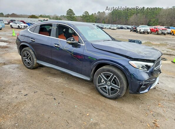 W1NKJ4HB3RF086524 2024 MERCEDES-BENZ GLC-CLASS Синий Передняя правая четверть