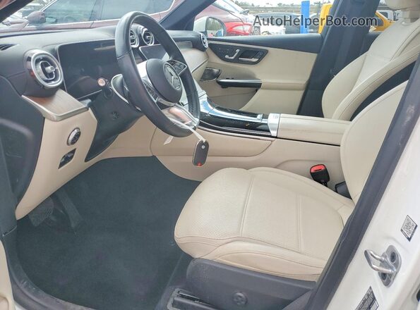 W1NKM4HB2PU013922 2023 MERCEDES-BENZ GLC-CLASS White Widok wnętrza z przodu