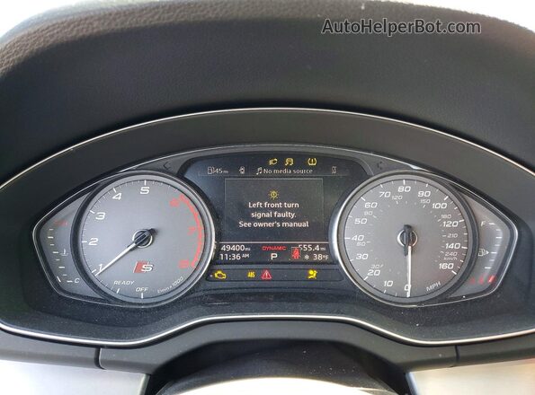 WA114AFY1M2088315 2021 AUDI SQ5 Серый Вид щитка приборов