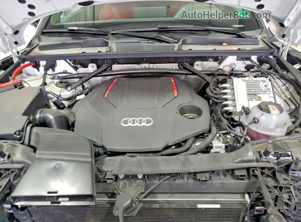 WA124AFY1R2099987 2024 AUDI SQ5 White Vista del compartimento del motor