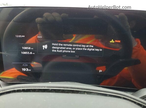 WA124BGF8SA012357 2025 AUDI OTHER Gray Vista del cuadro de instrumentos