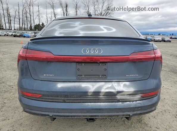 WA12AAGE9NB021996 2022 AUDI E-TRON Синий Вид сзади