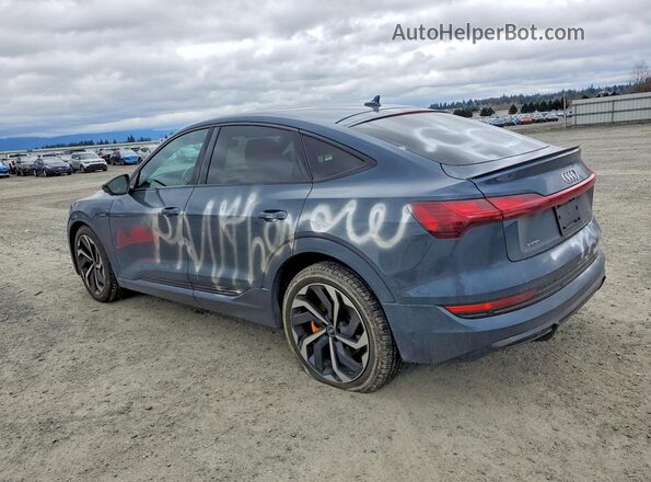 WA12AAGE9NB021996 2022 AUDI E-TRON Синий Задняя левая четверть