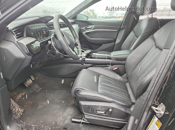 WA13ABGE9PB024202 2023 AUDI E-TRON Black Widok wnętrza z przodu