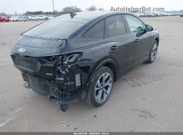WA13UBFZ2RP078264 2024 AUDI Q4 E-TRON Черный Задняя правая четверть