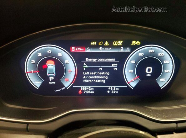 WA15AAFYXP2018858 2023 AUDI Q5 Черный Вид щитка приборов