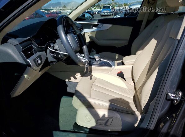 WA17NAF41HA133463 2017 AUDI OTHER Серый Вид салона спереди