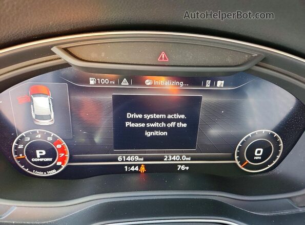 WA1A4AFY0J2150203 2018 AUDI SQ5 Серый Вид щитка приборов