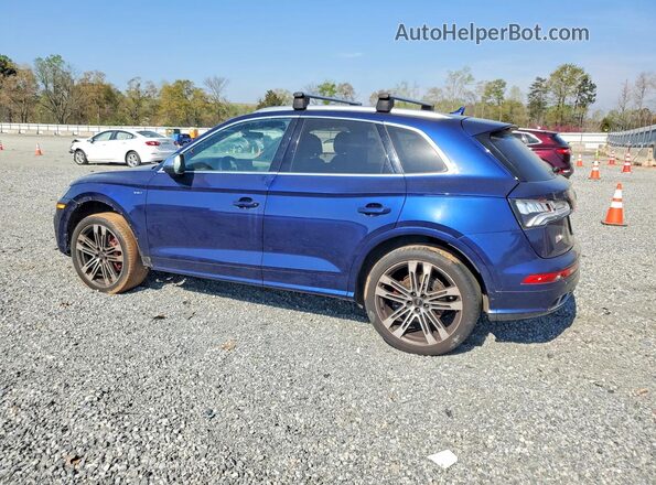 WA1A4AFY1J2008944 2018 AUDI SQ5 Синий Задняя левая четверть