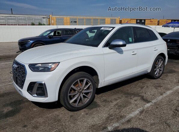 WA1A4AFY3N2037173 2022 AUDI SQ5 Белый Передняя левая четверть
