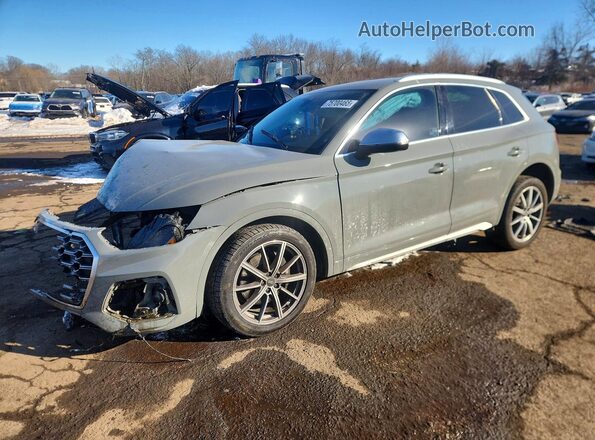 WA1A4AFY7N2046443 2022 AUDI SQ5 Белый Передняя левая четверть