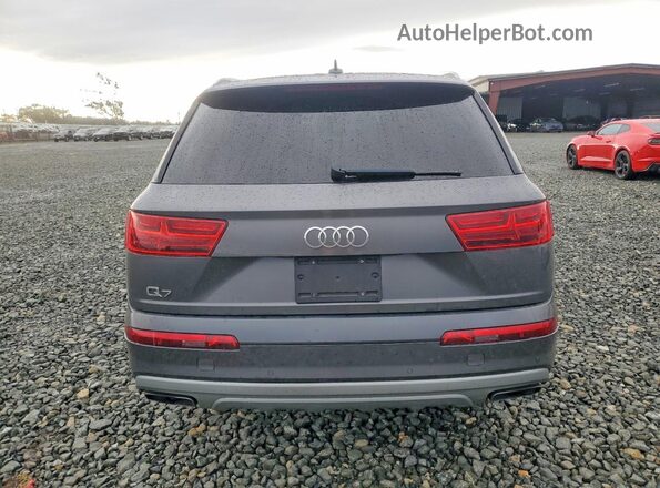 WA1AAAF72KD014306 2019 AUDI Q7 Gray Rear view