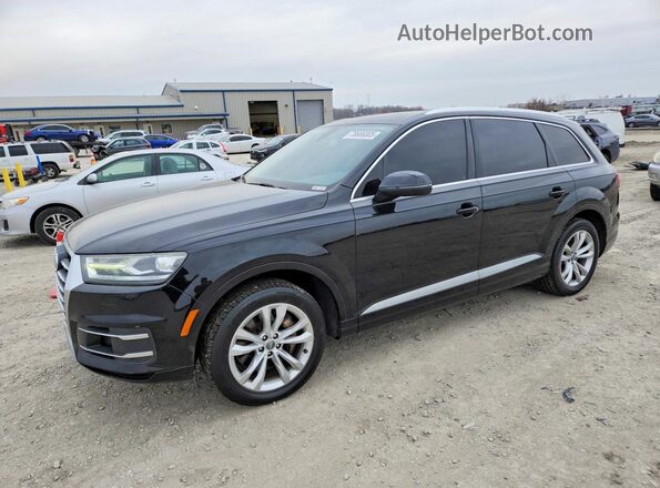 WA1AAAF75HD012395 2017 AUDI Q7 Black Przód lewy