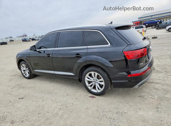 WA1AAAF75HD012395 2017 AUDI Q7 Black Tył lewy
