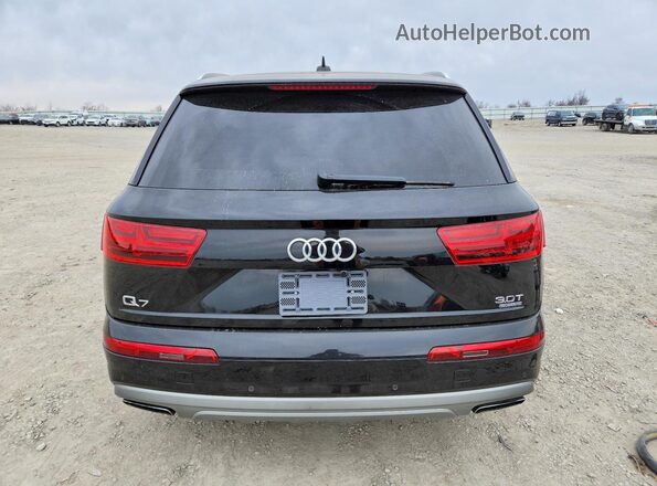 WA1AAAF75HD012395 2017 AUDI Q7 Black Widok z tyłu