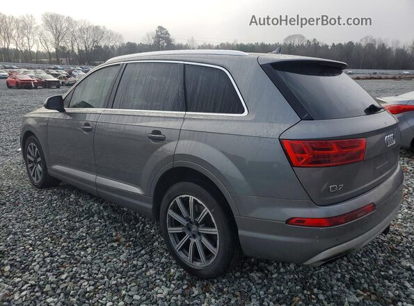 WA1AAAF75HD016530 2017 AUDI Q7 Серый Задняя левая четверть