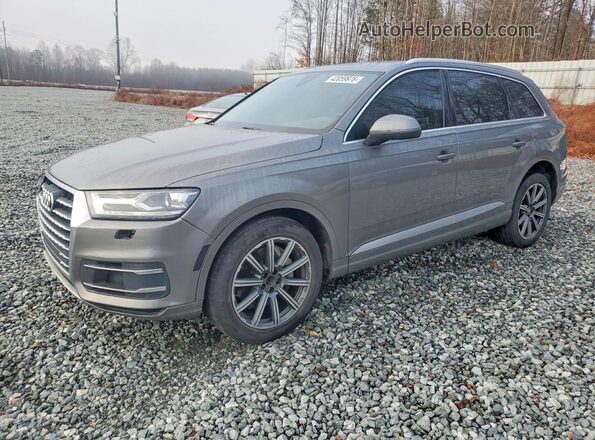 WA1AAAF75HD016530 2017 AUDI Q7 Серый Передняя левая четверть