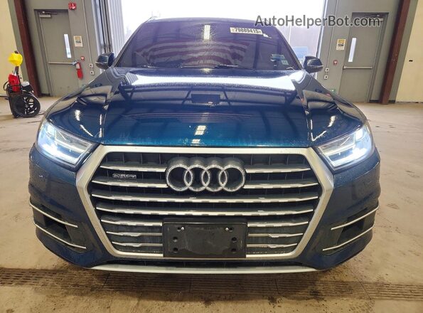 WA1AAAF76KD010405 2019 AUDI Q7 Бирюзовый Вид спереди