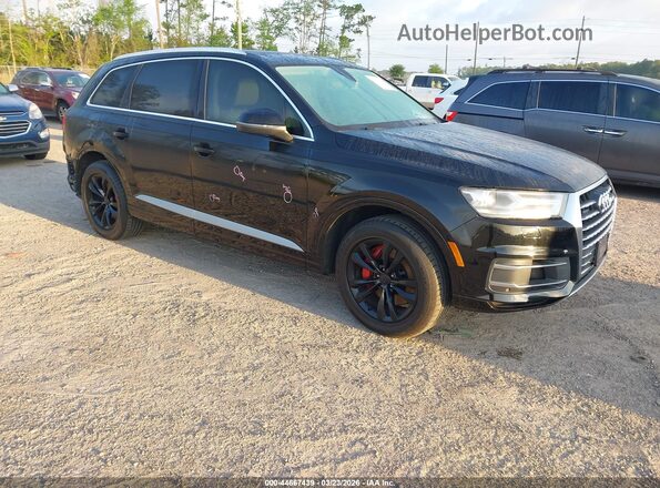 WA1AAAF77KD011742 2019 AUDI Q7 Черный Передняя правая четверть