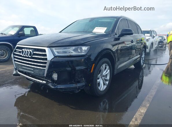 WA1AAAF78KD010339 2019 AUDI Q7 Black წინა მარცხენა ხედი სამი მეოთხედიდან