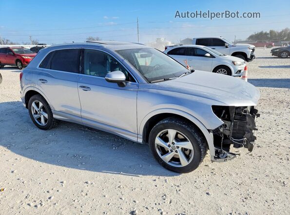 WA1AECF31K1079193 2019 AUDI Q3 Серебряный Передняя правая четверть