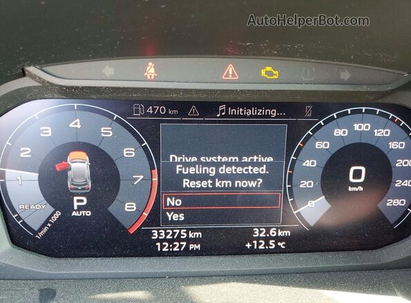 WA1AECF34K1085134 2019 AUDI Q3 Белый Вид щитка приборов