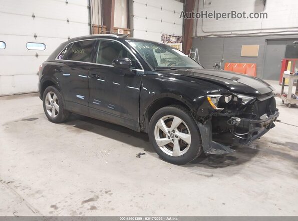 WA1AECF39L1114709 2020 AUDI Q3 Черный Передняя правая четверть