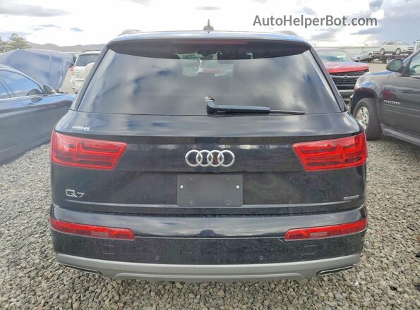 WA1AHAF78KD034989 2019 AUDI Q7 Black უკანა ხედი