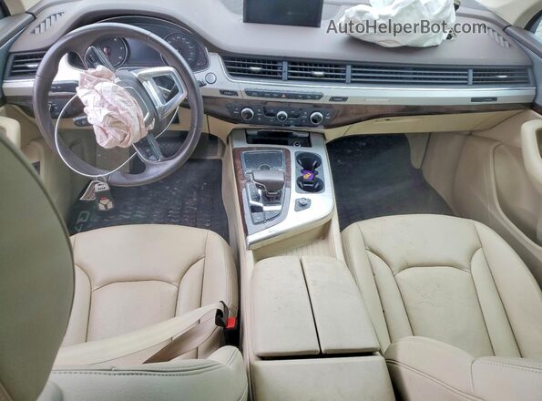 WA1AHAF78KD034989 2019 AUDI Q7 Black წინა პანელის ხედი