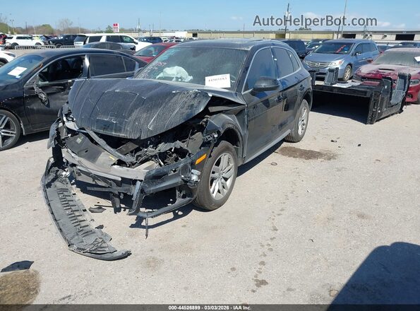 WA1ANAFY1L2115606 2020 AUDI Q5 Black Առջևի ձախ երեք քառորդ տեսարան