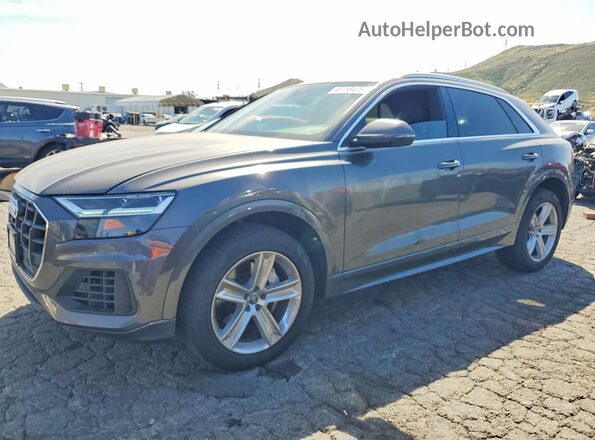 WA1AVAF10KD010531 2019 AUDI Q8 Gray Առջևի ձախ երեք քառորդ տեսարան