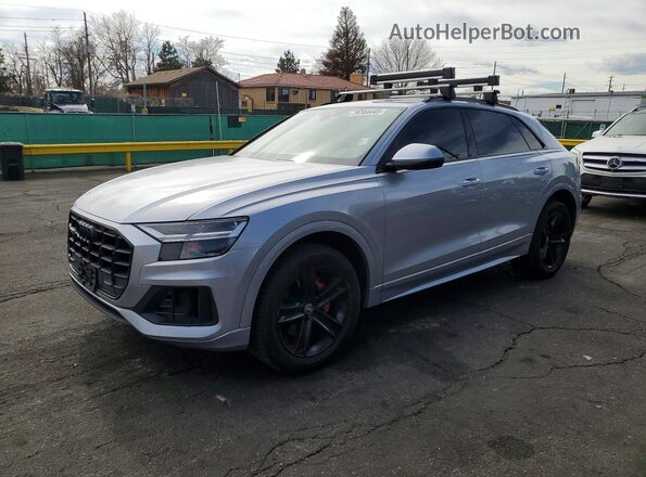 WA1AVAF11KD017312 2019 AUDI Q8 Серебряный Передняя левая четверть