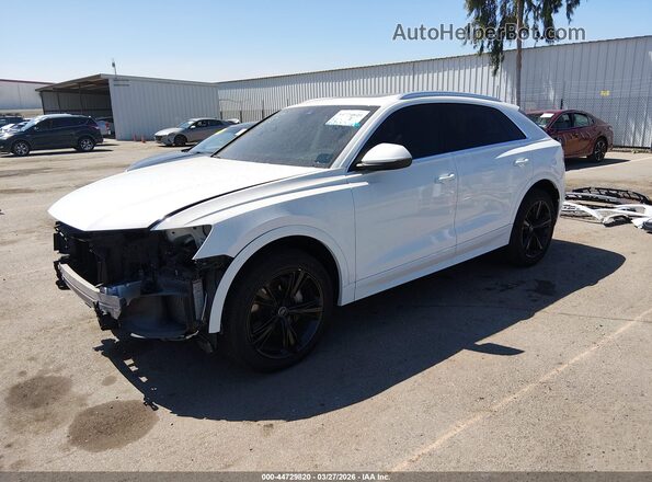 WA1AVAF13KD011012 2019 AUDI Q8 White Передня ліва чверть