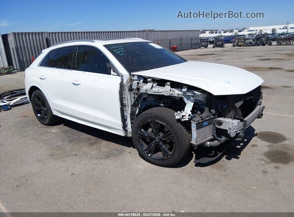 WA1AVAF13KD011012 2019 AUDI Q8 White Передня права чверть