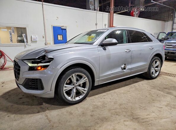 WA1AVAF17LD000533 2020 AUDI Q8 Серебряный Передняя левая четверть