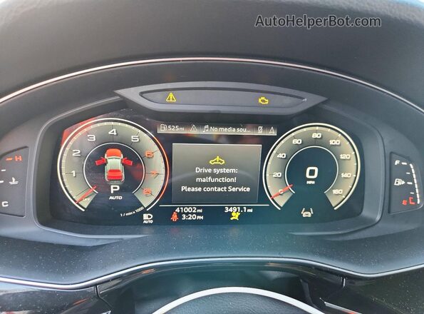 WA1AVBF11PD033748 2023 AUDI Q8 White ხელსაწყოთა პანელის ხედი