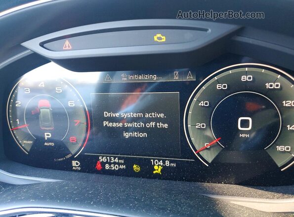 WA1AVBF15ND016660 2022 AUDI Q8 Черный Вид щитка приборов