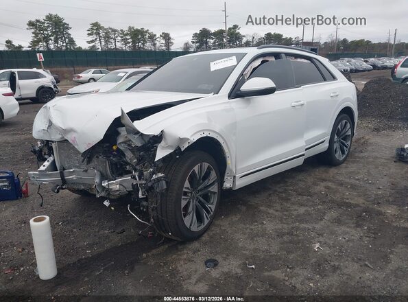 WA1AVBF18SD006801 2025 AUDI Q8 Белый Передняя левая четверть